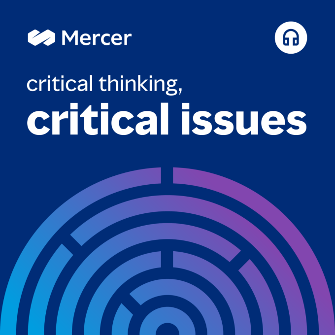 Cover for the critical thinking, critical issues podcast series