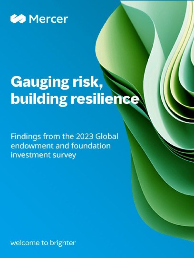 Cover of the 2023 global endowment and foundation investment survey report