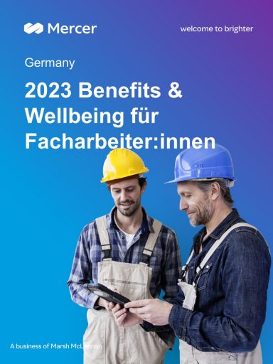Spot Survey “Benefits & Wellbeing für Facharbeier:innen in Deutshland”
