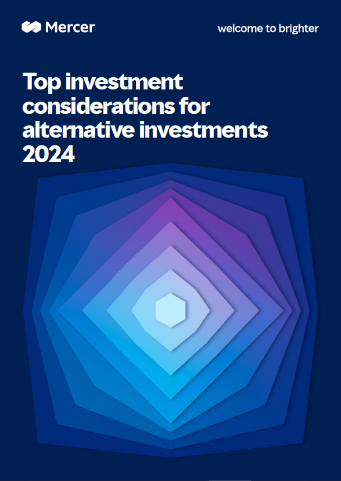 Top investment considerations for private markets 2024 report cover