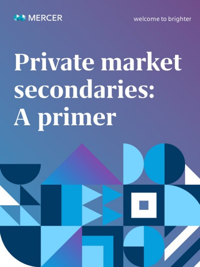 Private market secondaries