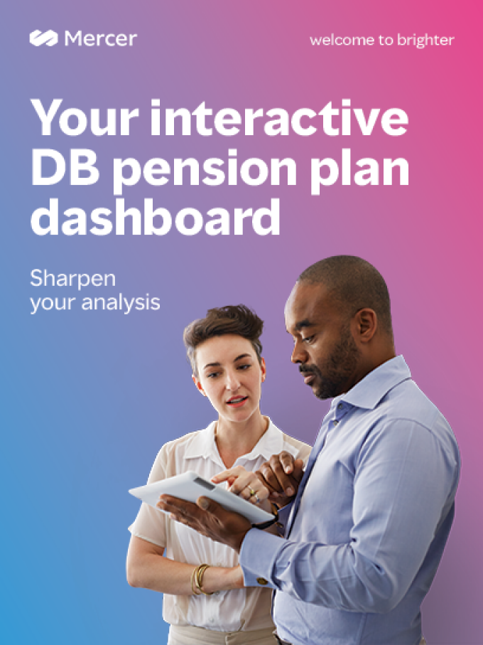 Your interactive DB pension plan dashboard brochure