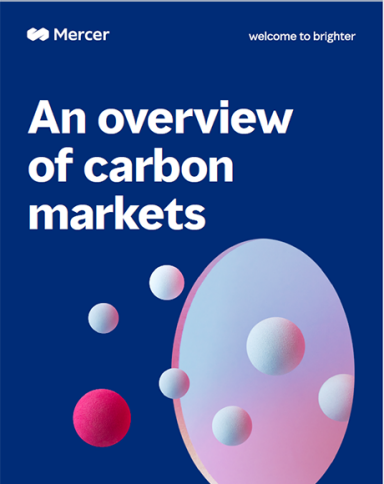 Cover of 'An overview of carbon markets'