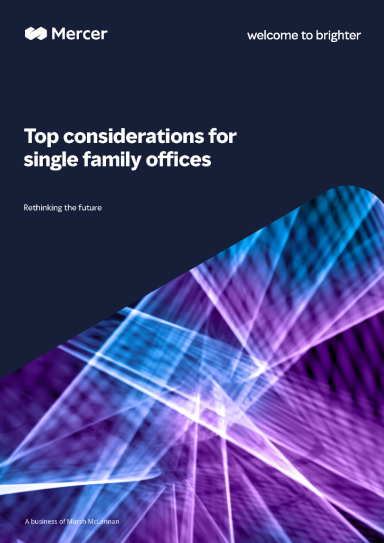 Top considerations for single family offices 2025