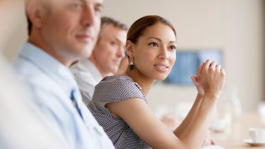 Startup business team on meating in modern office.