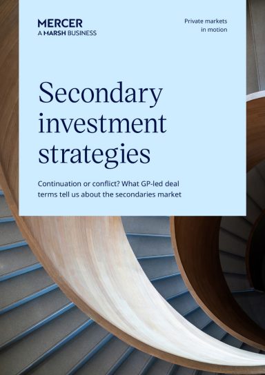 Secondary investment strategies