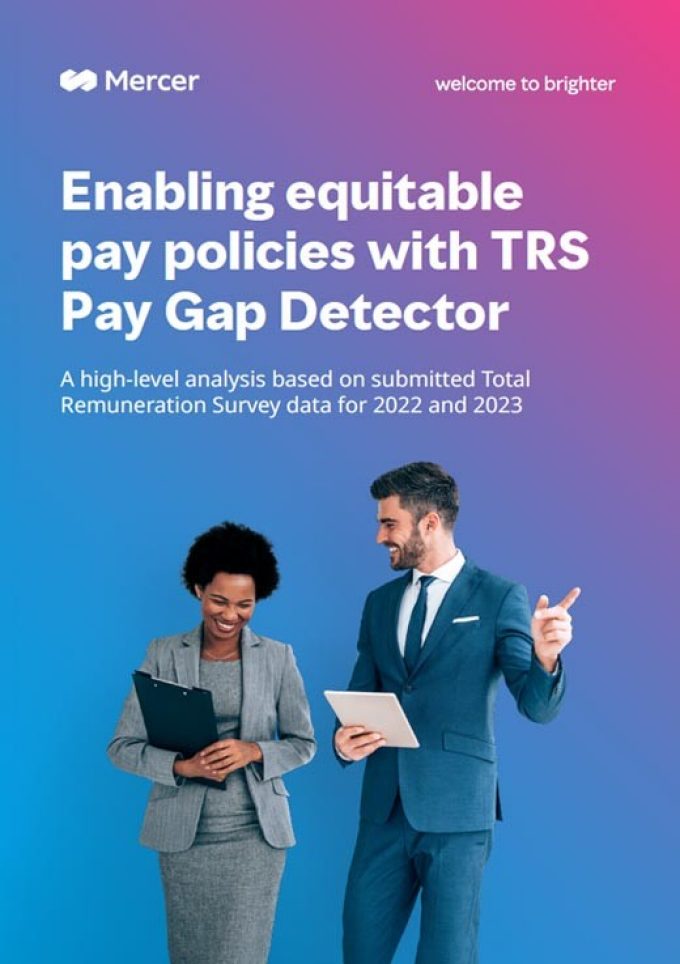 TRS Pay Gap Detector Brochure cover