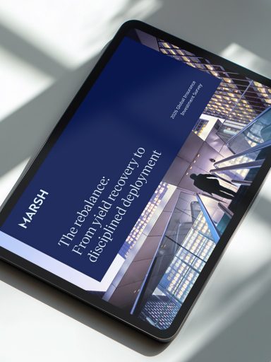 Marsh global insurance investment survey 2026 report cover