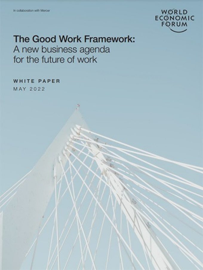 Cover of The good framework: A new agenda for the future of work