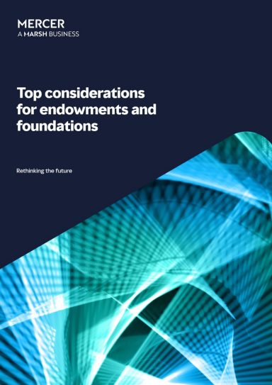 Top considerations for endowments and foundations 2026