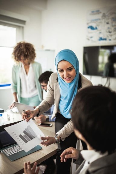 Startup business team on meating in modern office.