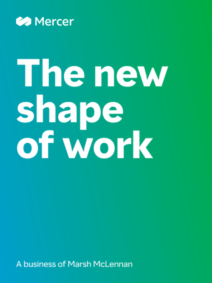 The new shape of work podcast cover
