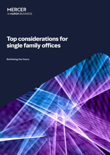 Top considerations for single family offices 2026
