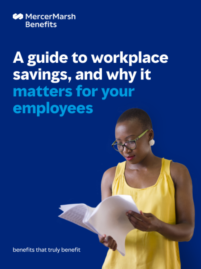 A guide to workplace savings cover