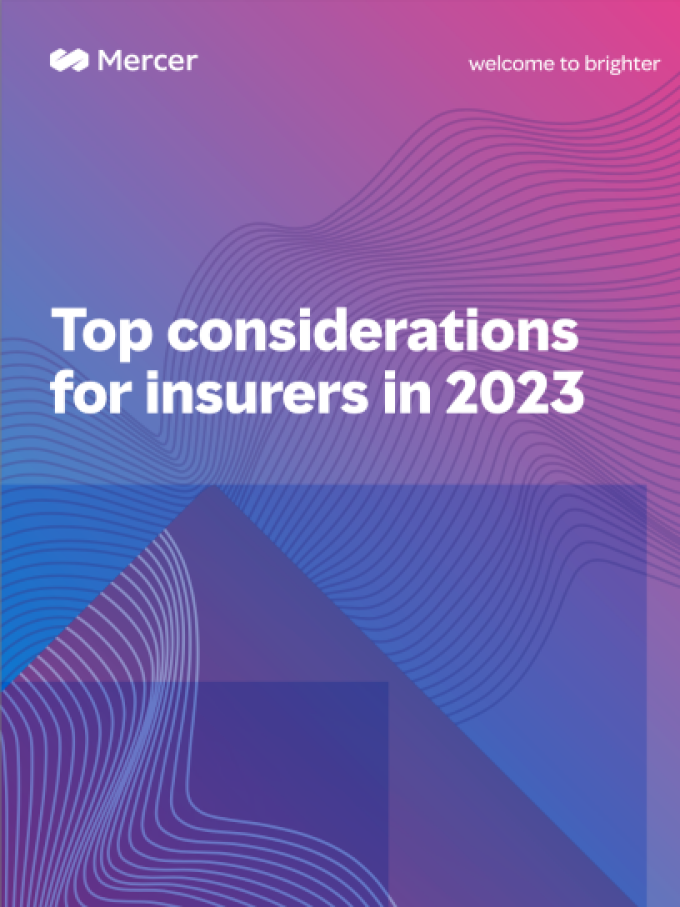Top consideration for insurers in 2023