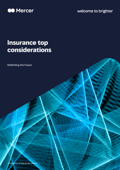 Insurance top considerations