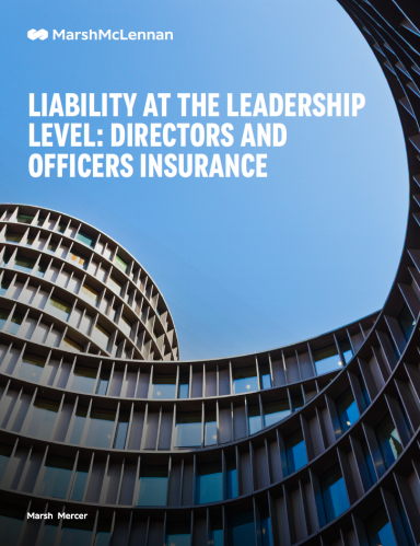 Liability at the leadership level