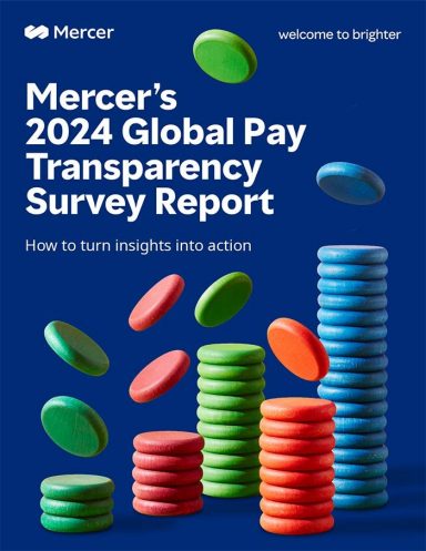 Mercer's 2024 Global Pay Transparency Report cover