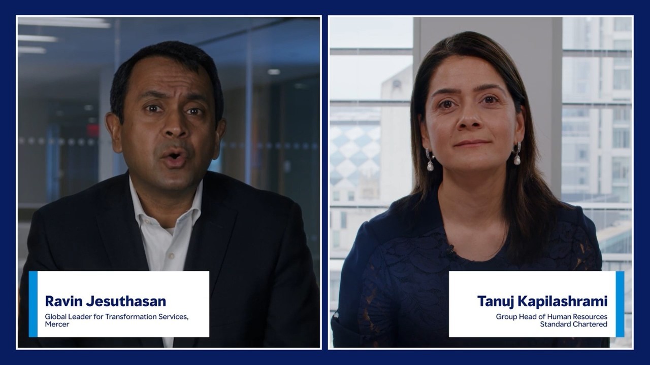 Ravin Jesuthasan and Tanuj Kapilashrami in interview series Standard Chartered