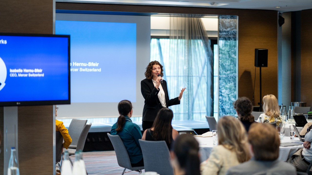 Isabelle Hernu-Sfeir shares her closing remarks at our annual all-day Talent Conference in Zurich