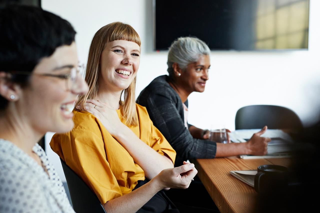Businesswomen having a meeting in the office