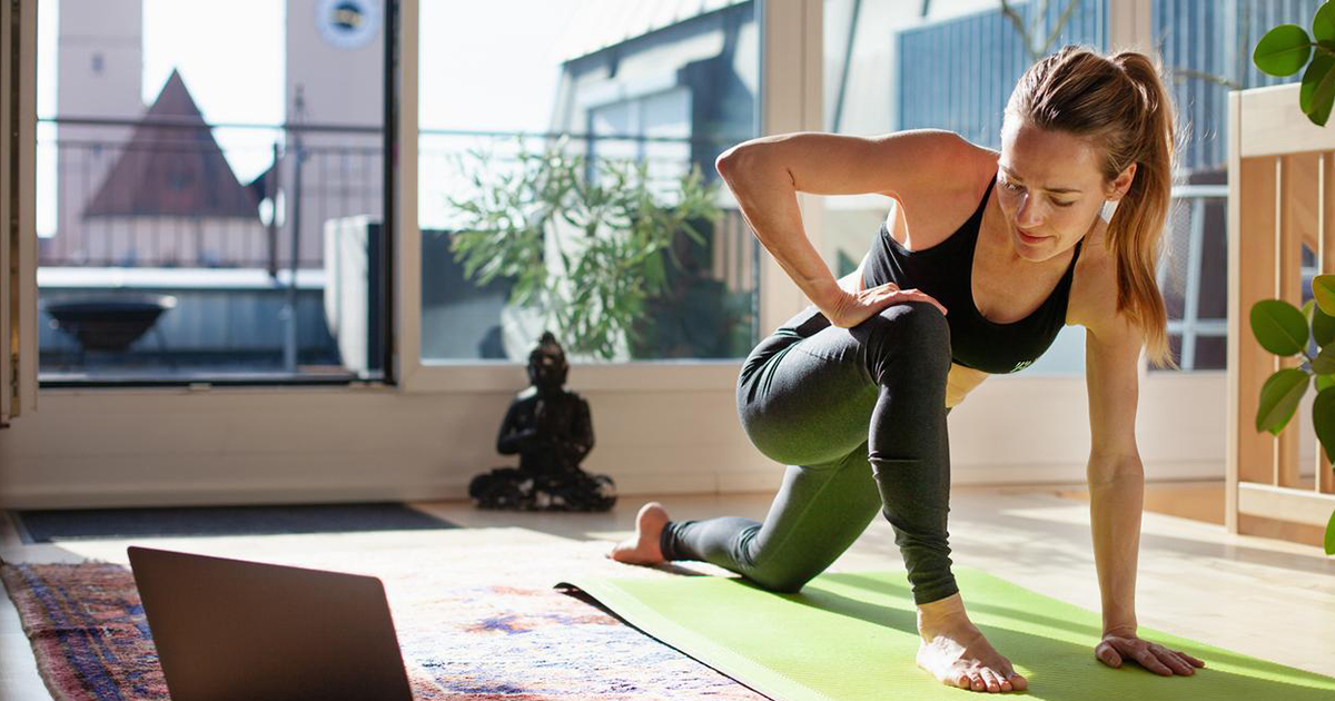 female yoga wellness health