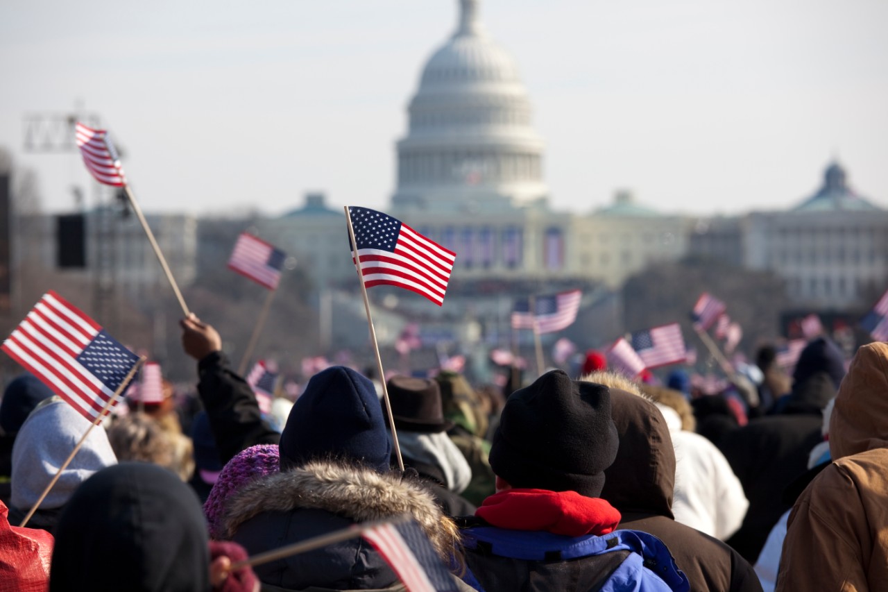 The inauguration of President Barack Obama, January 20th 2009.