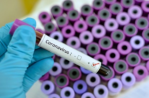 476433472 Blood sample with respiratory coronavirus positive