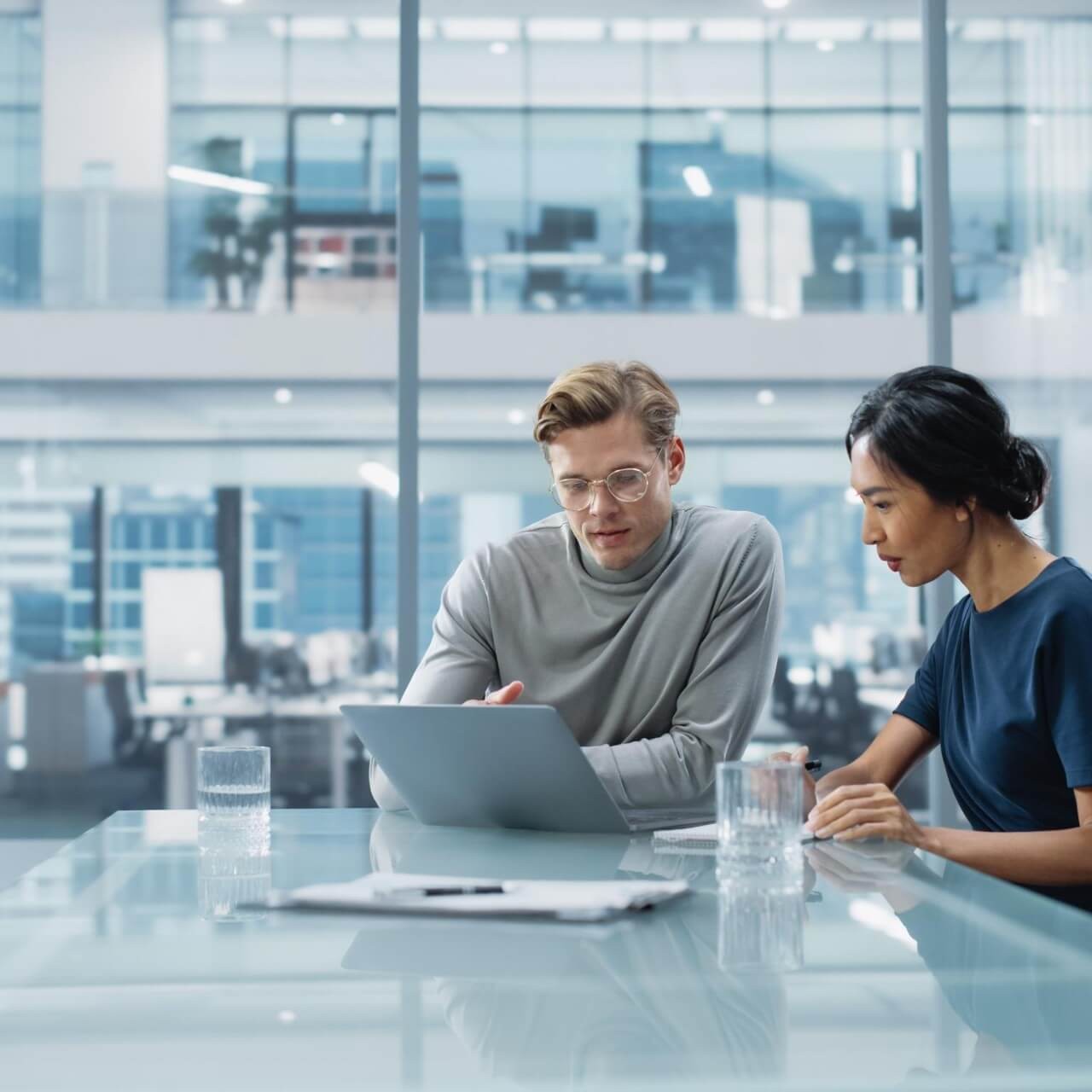 Two creative entrepreneurs discuss growth strategy