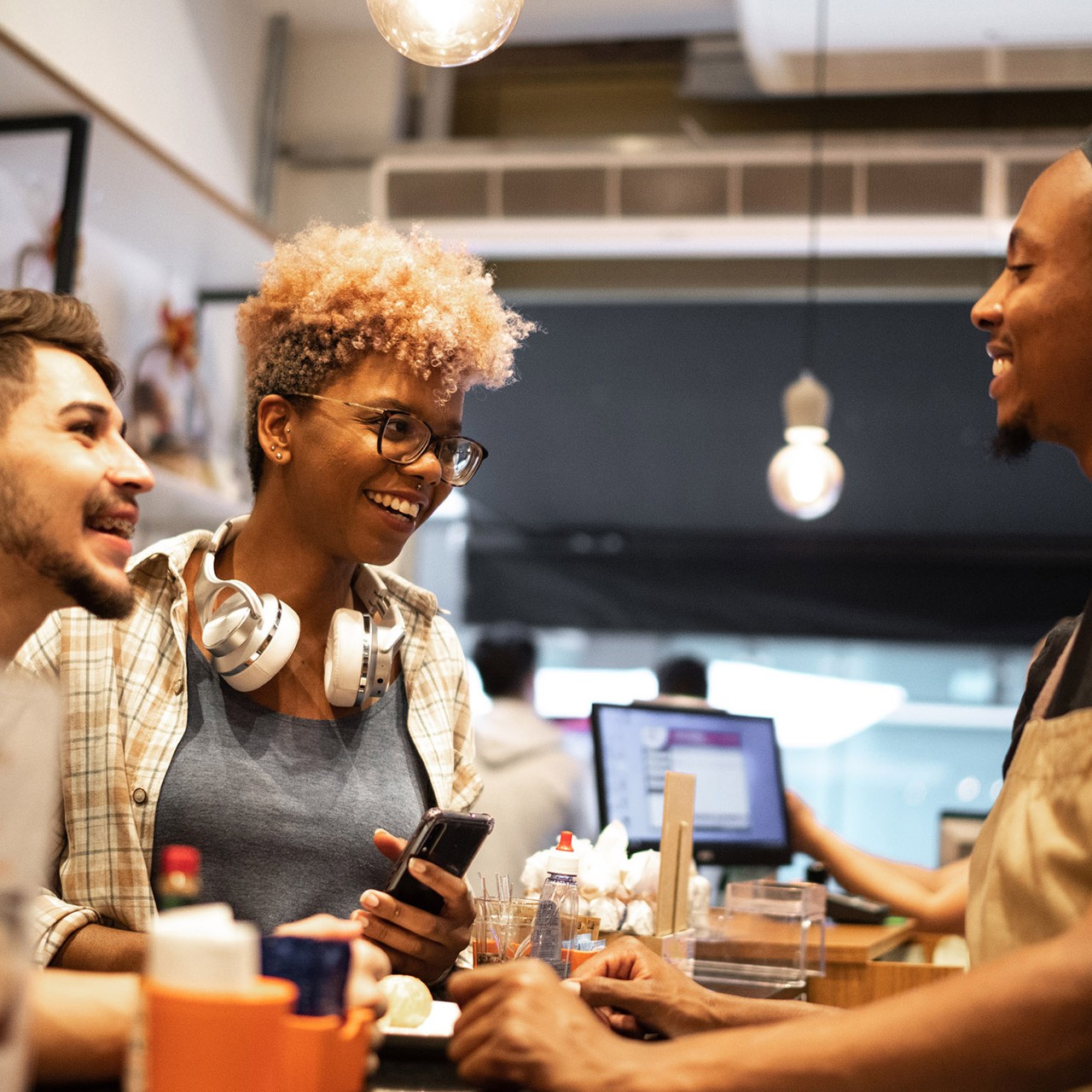 Coffee shop, small business, Brazilian culture and lifestyle concept