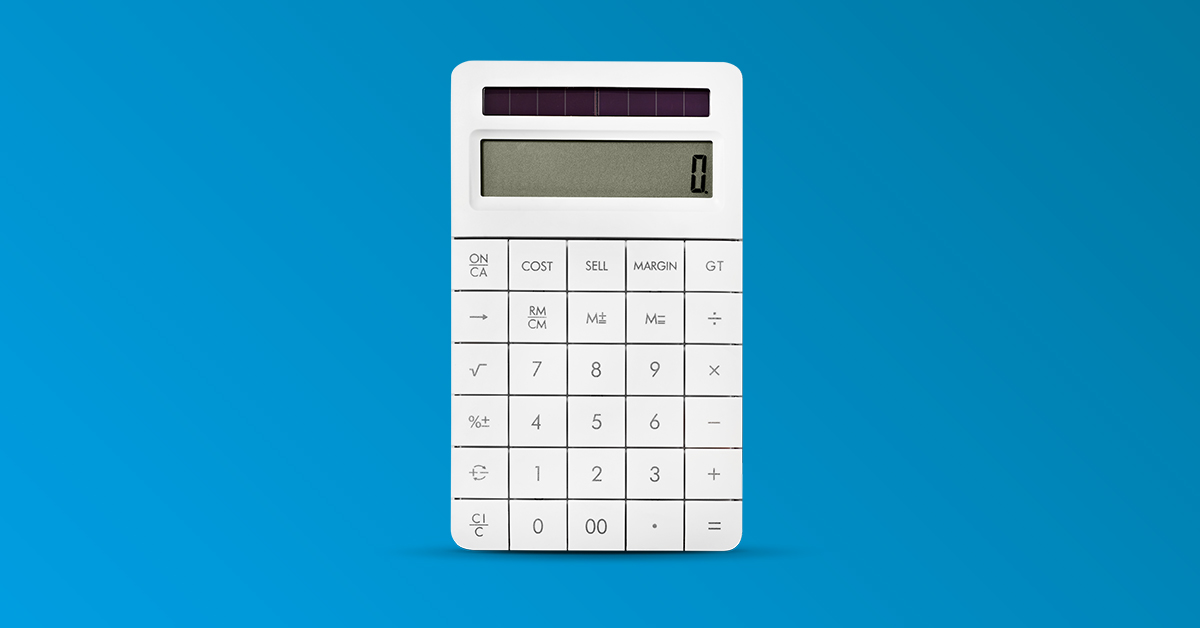Calculator - Teal gradient