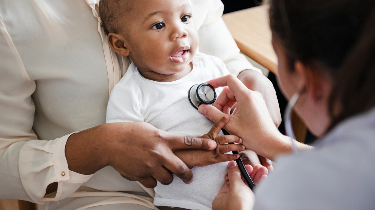 Baby visit to the doctor