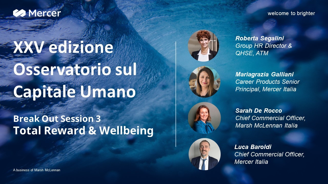 Break Out Session 3: Total Reward & Well being