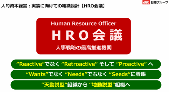 人的資本経営：実装に向けての組織設計